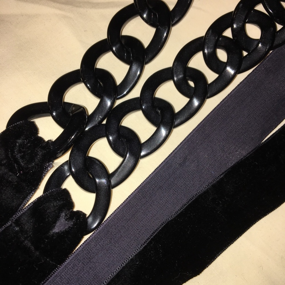 Jcrew Black Link Belt OS